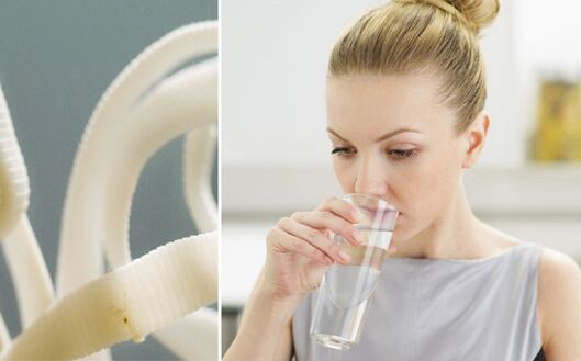 drink water while cleansing from parasites