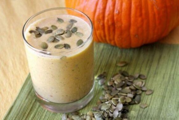 milk with pumpkin seeds for parasites